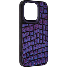 Чохол ARMORSTANDART Harder Crocosaur для Apple iPhone 15 Pro Blue (ARM76841)