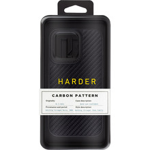 Чохол ARMORSTANDART Harder Carbon Pattern для Apple iPhone 14 Pro Max Black (ARM76780)