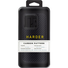 Чохол ARMORSTANDART Harder Carbon Pattern для Apple iPhone 15 Pro Black (ARM76777)