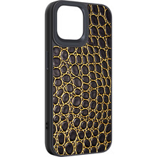 Чехол ARMORSTANDART Harder Crocosaur для Apple iPhone 14 Black (ARM76713)