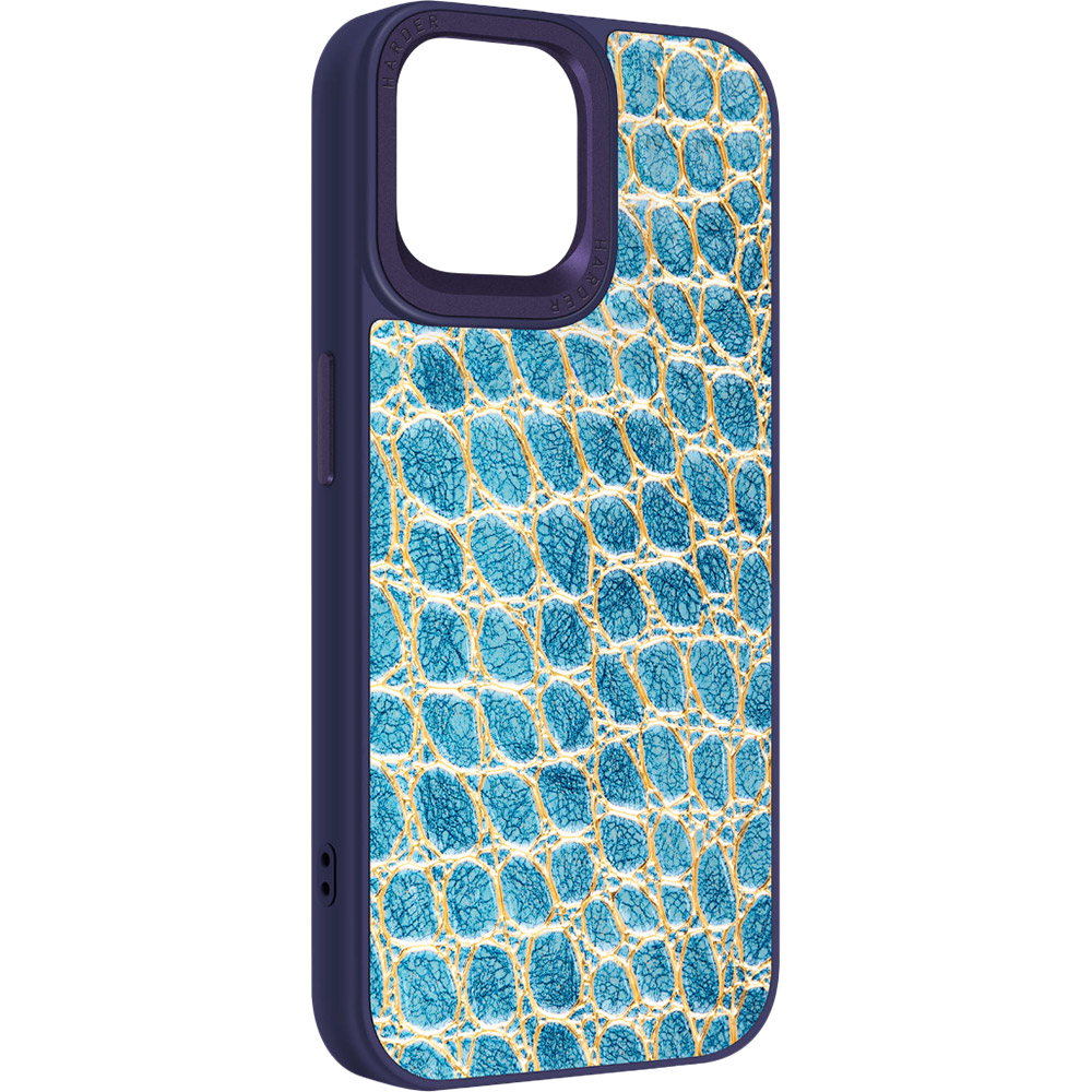 Чохол ARMORSTANDART Harder Crocosaur для Apple iPhone 14 Blue (ARM76718) Сумісність за моделлю Apple iPhone 14