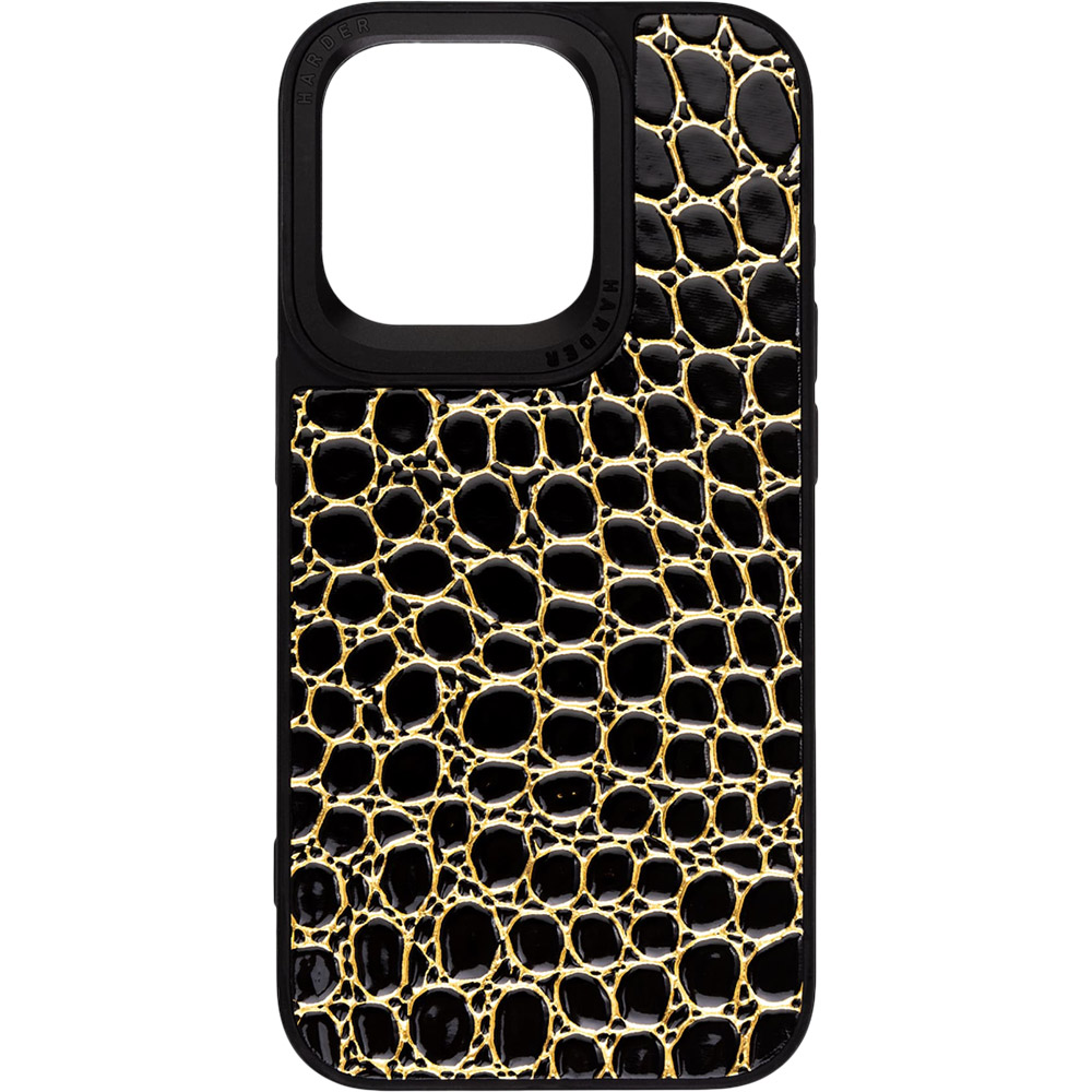Чехол ARMORSTANDART Harder Crocosaur для Apple iPhone 14 Pro Black (ARM76719) Чехол ARMORSTANDART Harder Crocosaur для Apple iPhone 14 Pro Black (ARM76719)