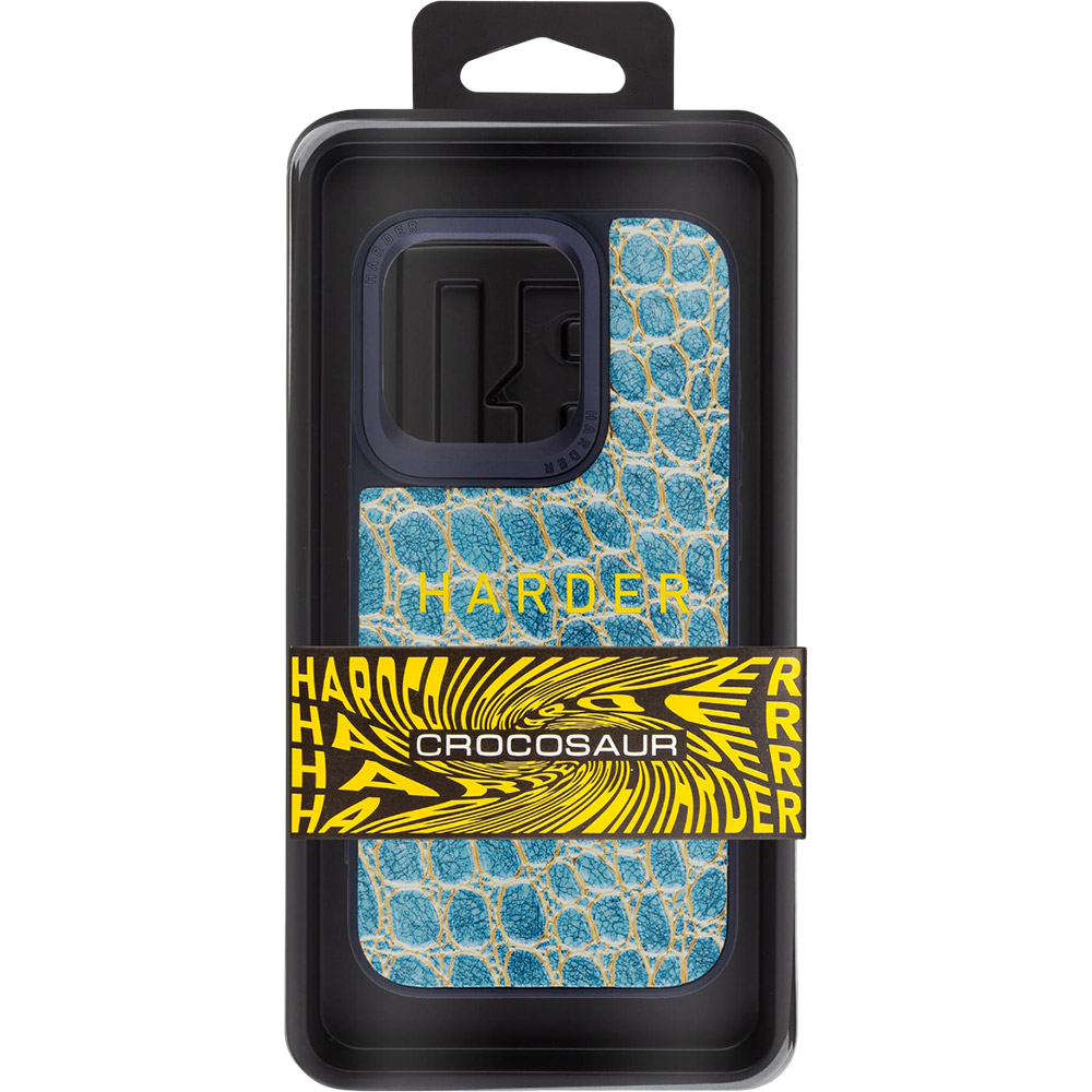 Чехол ARMORSTANDART Harder Crocosaur для Apple iPhone 14 Pro Blue (ARM76724) Тип чехол-накладка