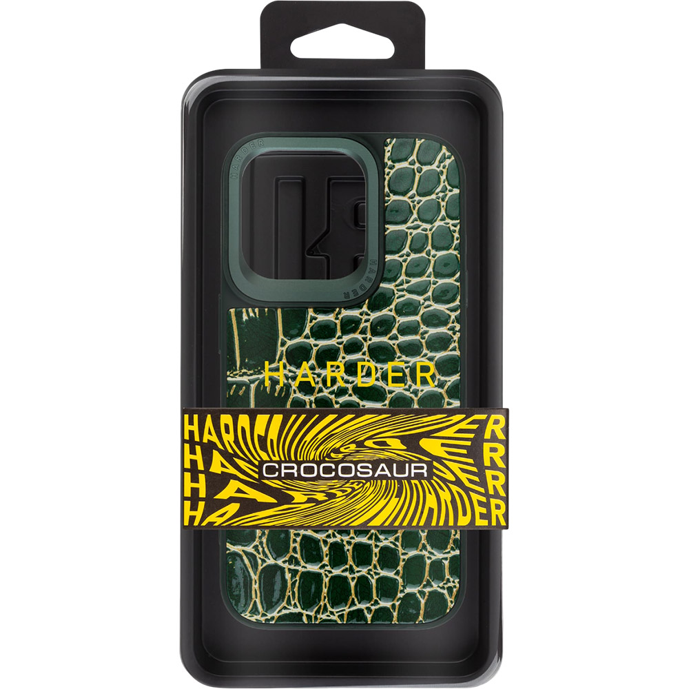 Чехол ARMORSTANDART Harder Crocosaur для Apple iPhone 14 Pro Green (ARM76720) Тип чехол-накладка