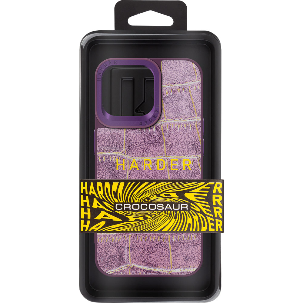Чохол ARMORSTANDART Harder Crocosaur для Apple iPhone 14 Pro Max Purple (ARM76728) Тип чохол-накладка