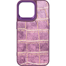 Чохол ARMORSTANDART Harder Crocosaur для Apple iPhone 14 Pro Max Purple (ARM76728)