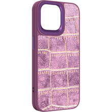 Чохол ARMORSTANDART Harder Crocosaur для Apple iPhone 14 Pro Max Purple (ARM76728)