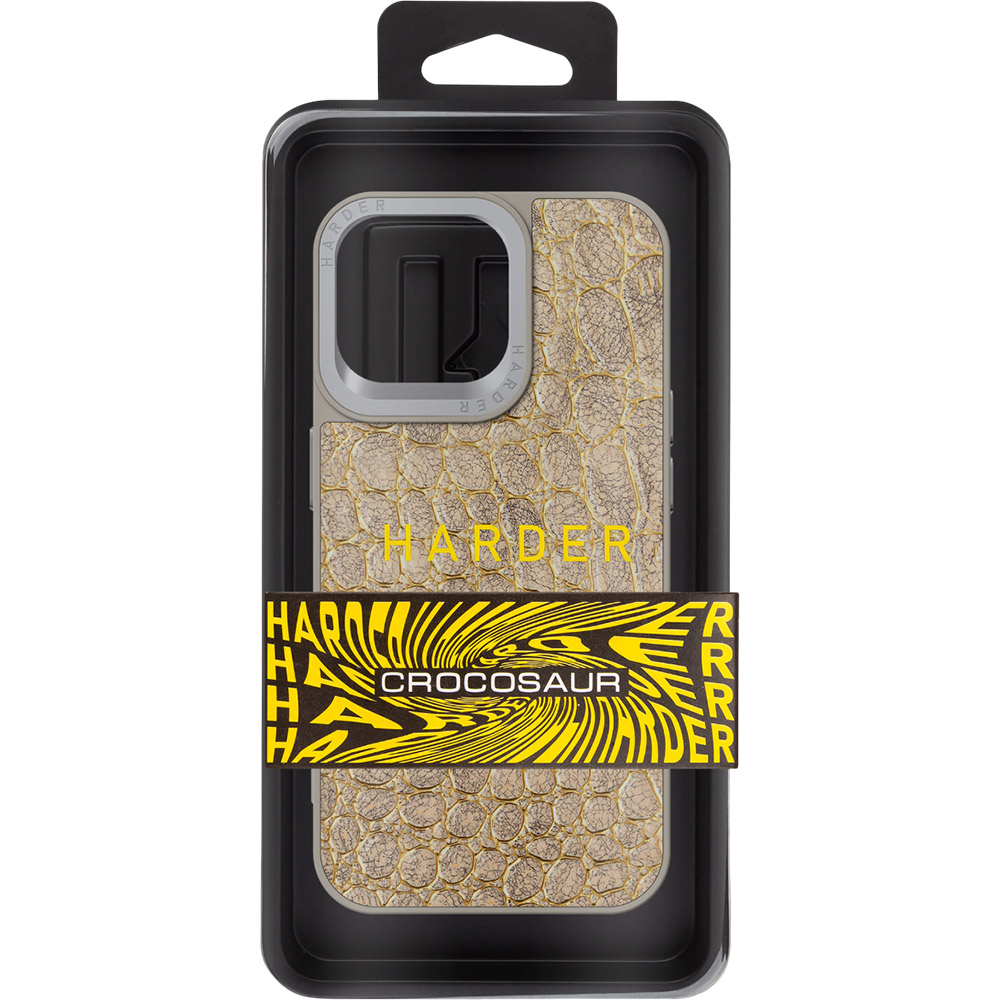 Чохол ARMORSTANDART Harder Crocosaur для Apple iPhone 14 Pro Max Titanium (ARM76729) Тип чохол-накладка