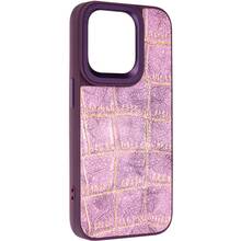 Чехол ARMORSTANDART Harder Crocosaur для Apple iPhone 14 Pro Purple (ARM76722)