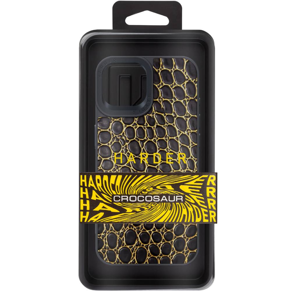 Чехол ARMORSTANDART Harder Crocosaur для Apple iPhone 15 Black (ARM76695) Тип чехол-накладка