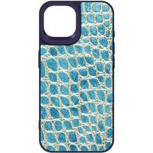 Чохол ARMORSTANDART Harder Crocosaur для Apple iPhone 15 Blue (ARM76700)