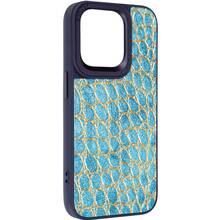 Чохол ARMORSTANDART Harder Crocosaur для Apple iPhone 15 Pro Blue (ARM76706)