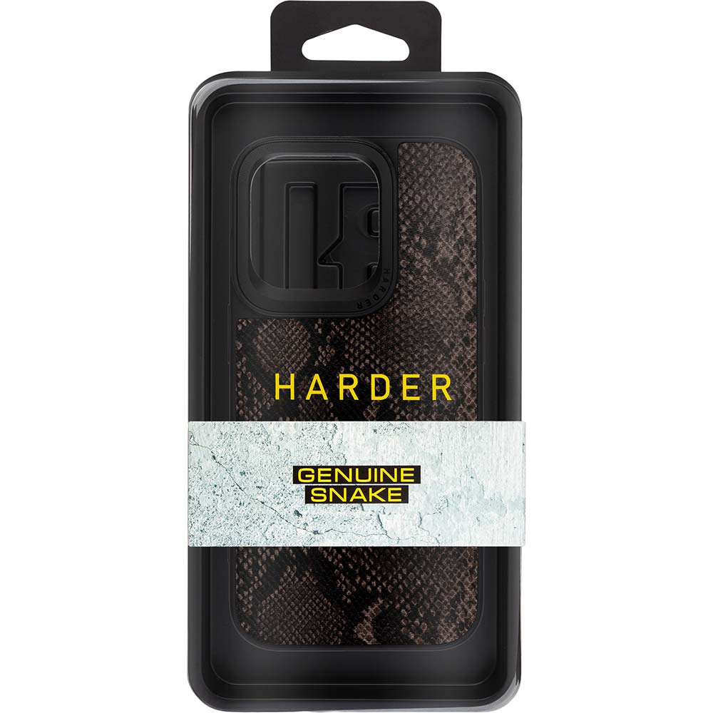 Чохол ARMORSTANDART Harder Genuine Snake для Apple iPhone 15 Pro Black (ARM76783) Тип чохол-накладка