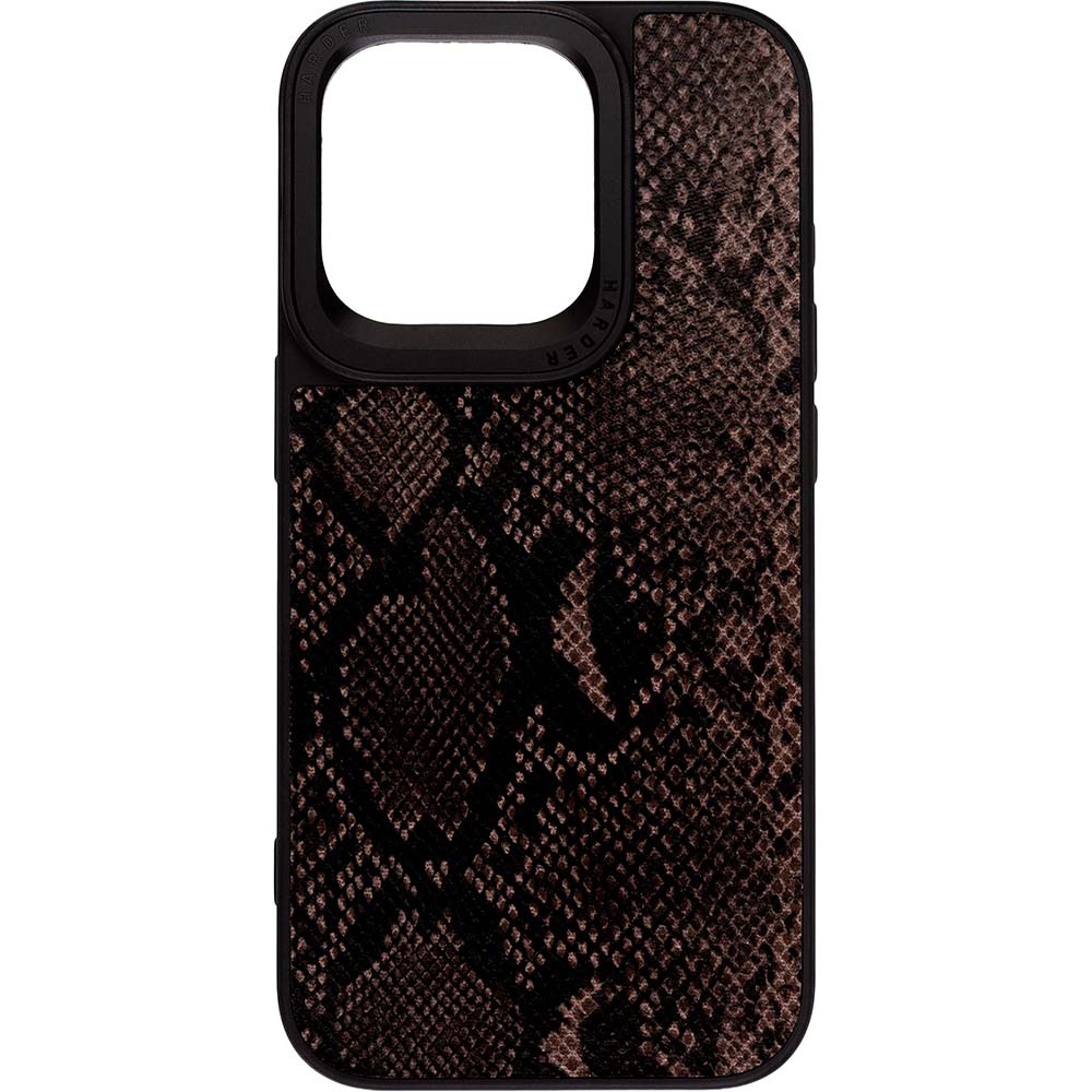 Чохол ARMORSTANDART Harder Genuine Snake для Apple iPhone 15 Pro Black (ARM76783)