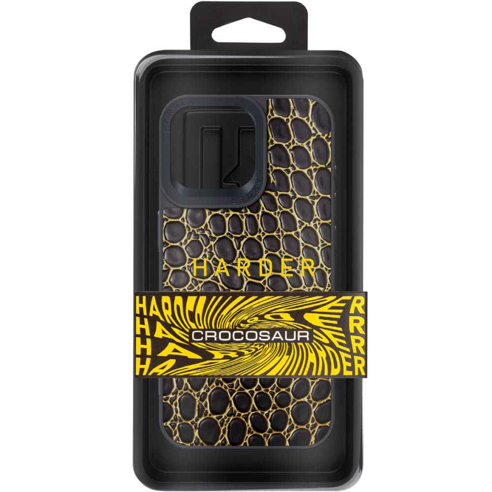 Чехол ARMORSTANDART Harder Crocosaur для Apple iPhone 15 Pro Max Black (ARM76707) Тип чехол-накладка