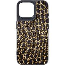 Чохол ARMORSTANDART Harder Crocosaur для Apple iPhone 15 Pro Max Black (ARM76707)