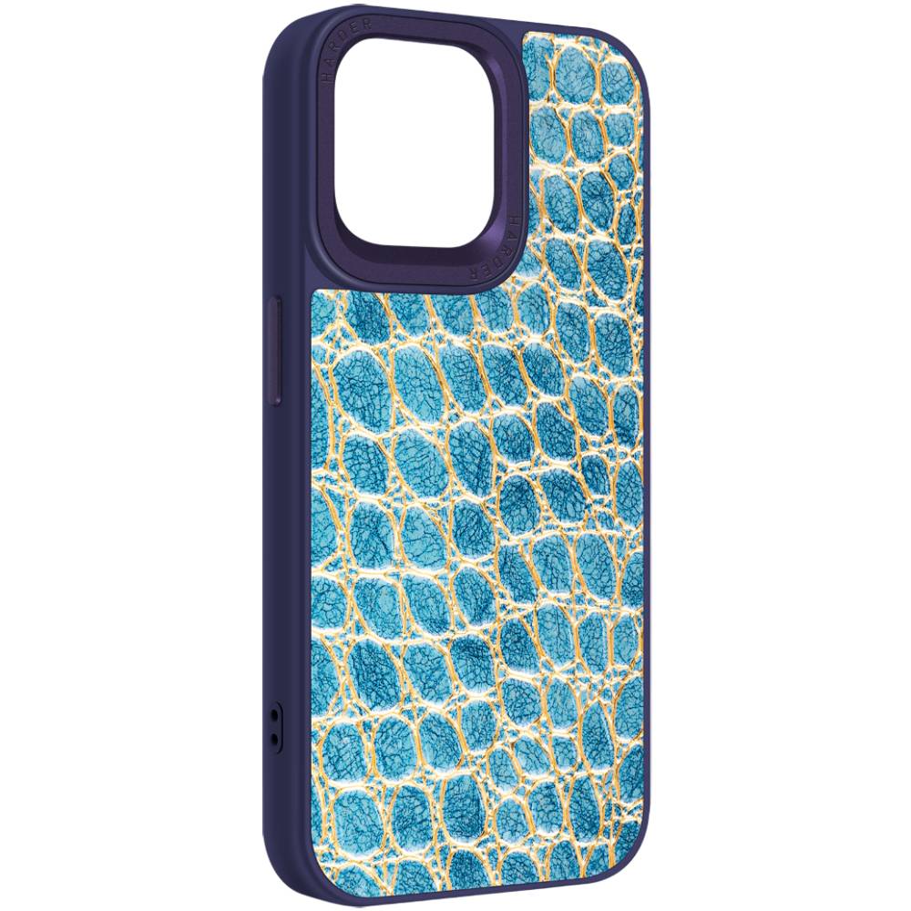 Чохол ARMORSTANDART Harder Crocosaur для Apple iPhone 15 Pro Max Blue (ARM76712) Сумісність за моделлю Apple iPhone 15 Pro Max