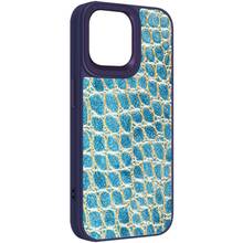 Чохол ARMORSTANDART Harder Crocosaur для Apple iPhone 15 Pro Max Blue (ARM76712)