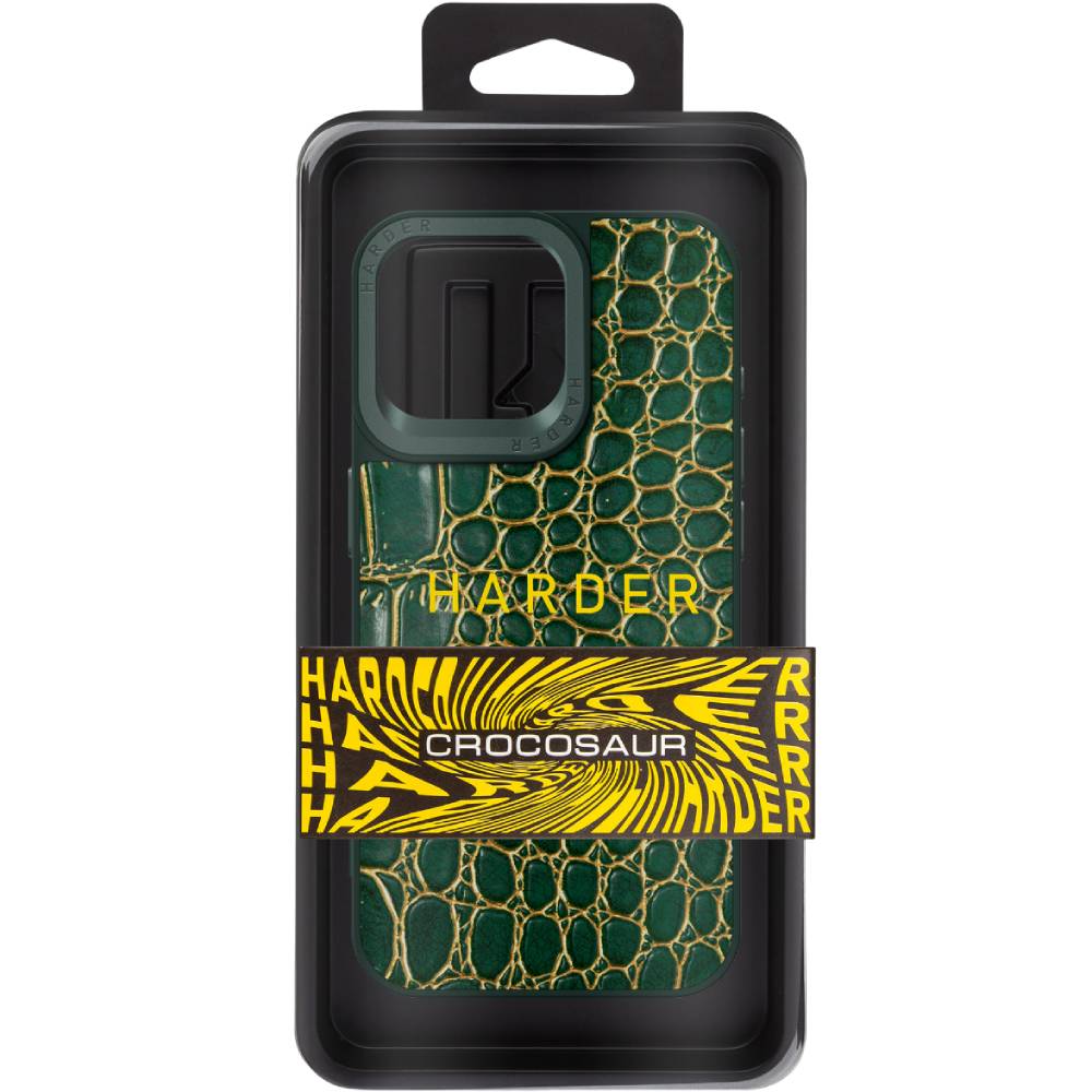 Чохол ARMORSTANDART Harder Crocosaur для Apple iPhone 15 Pro Max Green (ARM76708) Тип чохол-накладка