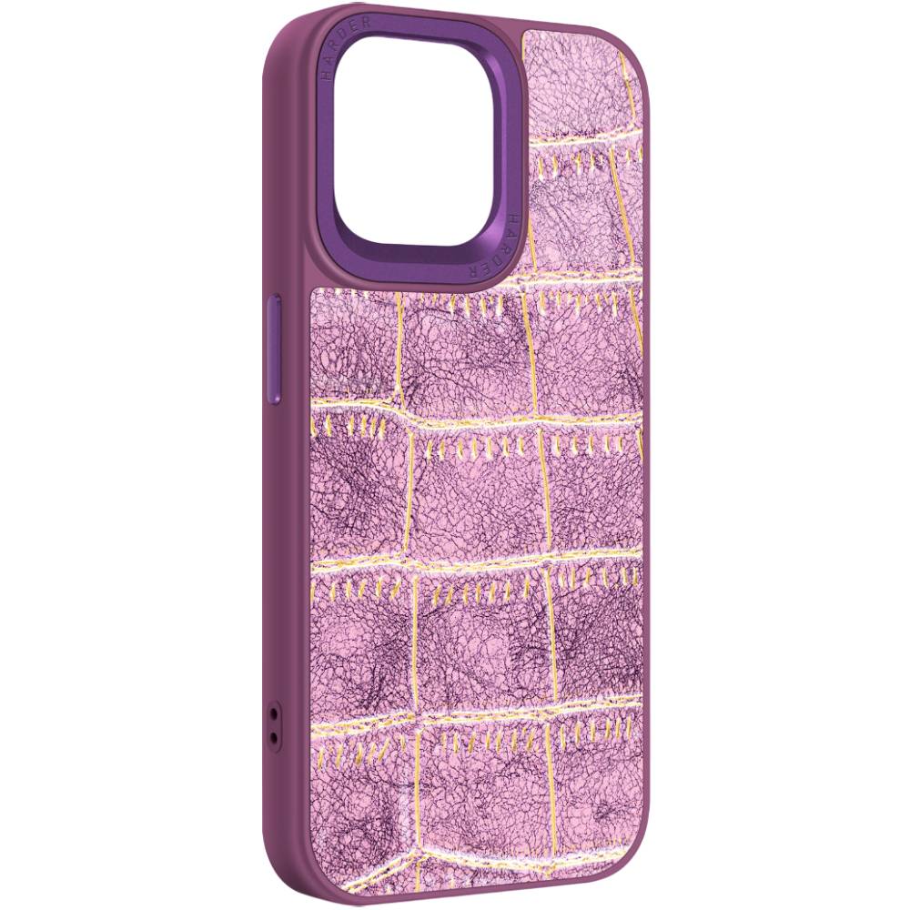 Чохол ARMORSTANDART Harder Crocosaur для Apple iPhone 15 Pro Max Purple (ARM76710) Сумісність за моделлю Apple iPhone 15 Pro Max