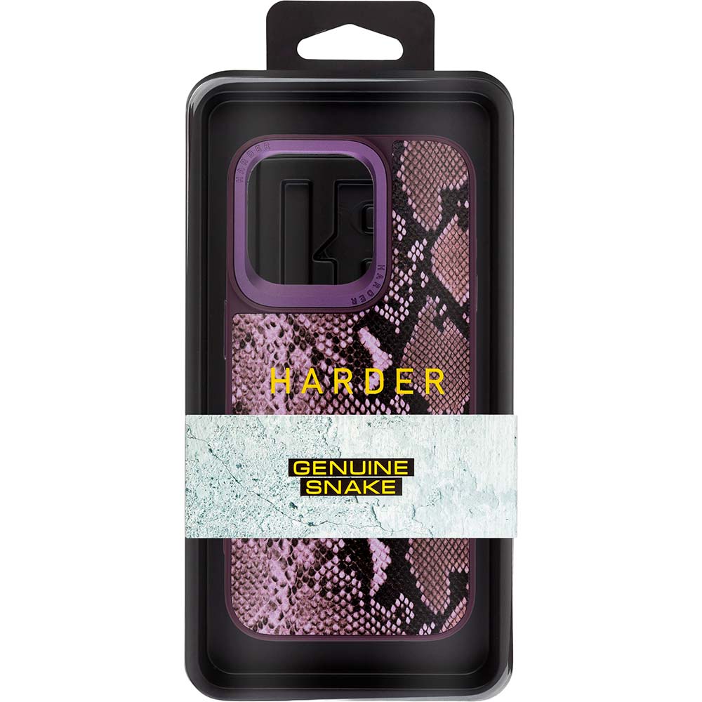 Чохол ARMORSTANDART Harder Genuine Snake для Apple iPhone 15 Pro Dark Purple (ARM76782) Тип чохол-накладка
