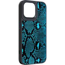 Чехол ARMORSTANDART Harder Genuine Snake для Apple iPhone 15 Pro Max Dark Blue (ARM76784)