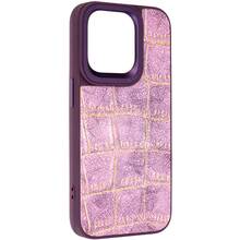 Чехол ARMORSTANDART Harder Crocosaur для Apple iPhone 15 Pro Purple (ARM76704)