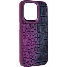 Чохол ARMORSTANDART Harder Glamorous Croco для Apple iPhone 14 Pro Dark Purple (ARM76771)