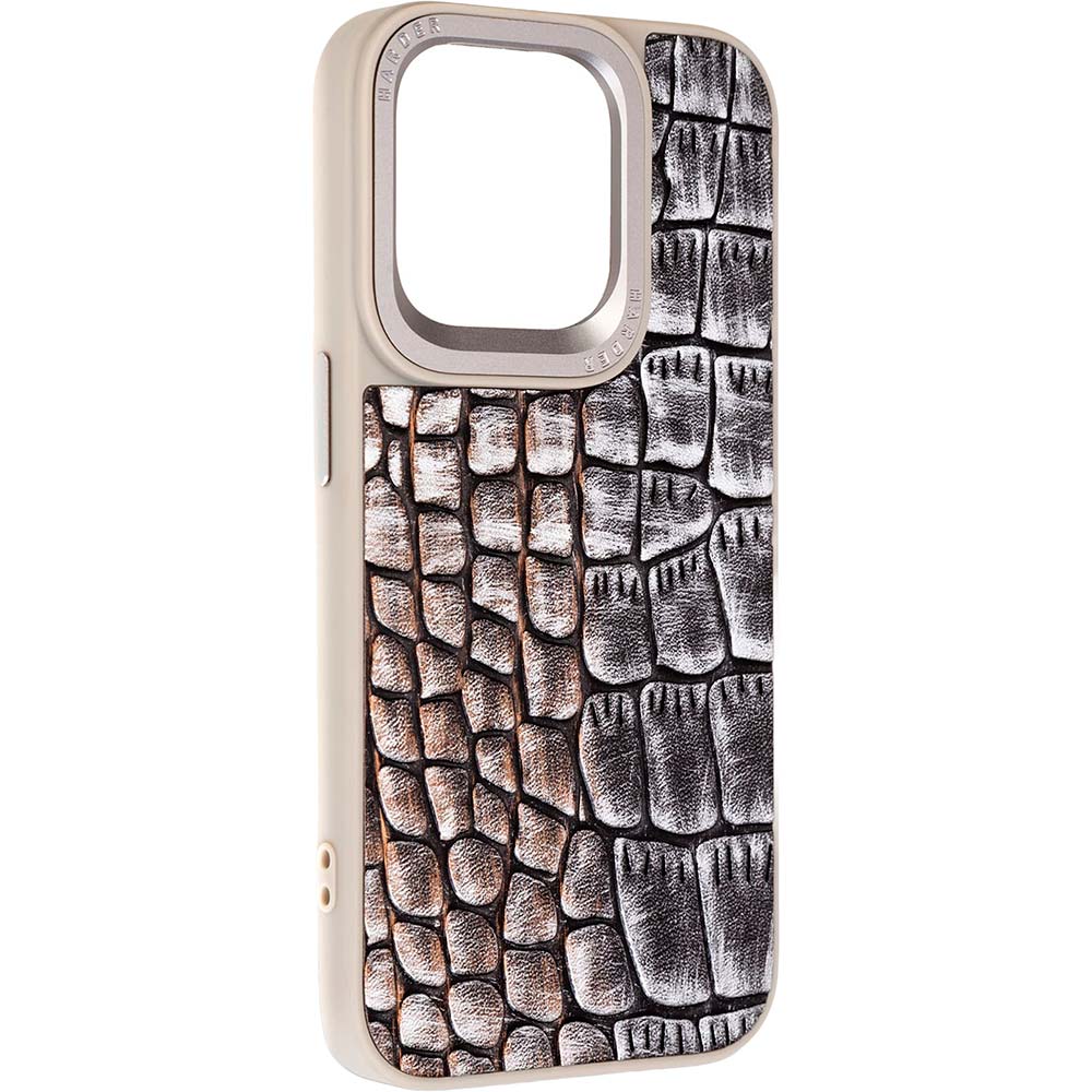 Чехол ARMORSTANDART Harder Glamorous Croco для Apple iPhone 14 Pro Grey Gold (ARM76770) Совместимость по модели Apple iPhone 14 Pro
