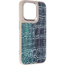 Чохол ARMORSTANDART Harder Glamorous Croco для Apple iPhone 14 Pro Max Grey Green (ARM76773)