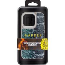 Чохол ARMORSTANDART Harder Glamorous Croco для Apple iPhone 14 Pro Max Grey Green (ARM76773)