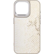 Чехол ARMORSTANDART Harder Snake Pattern для Apple iPhone 15 Pro Max White Cream (ARM76801)