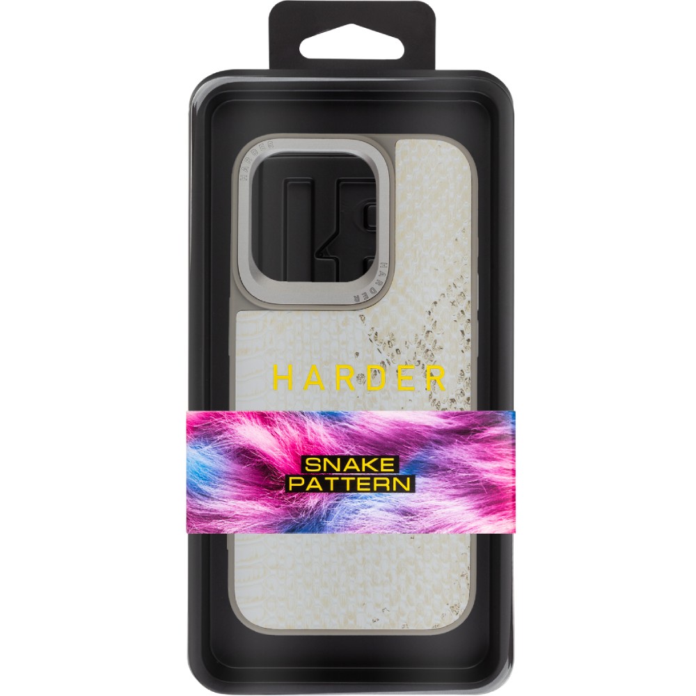 Чехол ARMORSTANDART Harder Snake Pattern для Apple iPhone 15 Pro White Cream (ARM76795) Тип чехол-накладка