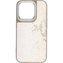 Чехол ARMORSTANDART Harder Snake Pattern для Apple iPhone 15 Pro White Cream (ARM76795)