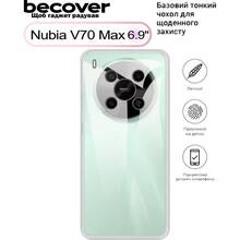 Чехол BECOVER для Nubia V70 Max Transparancy (713565)