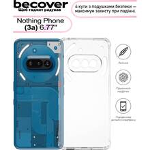 Чохол BECOVER Anti-Shock для Nothing Phone 3a Clear (713583)