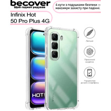 Чехол BECOVER Anti-Shock для Infinix Hot 50 Pro Plus 4G Clear (713498)