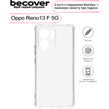 Чехол BECOVER Anti-Shock для Oppo Reno13 F 5G Clear (713502)