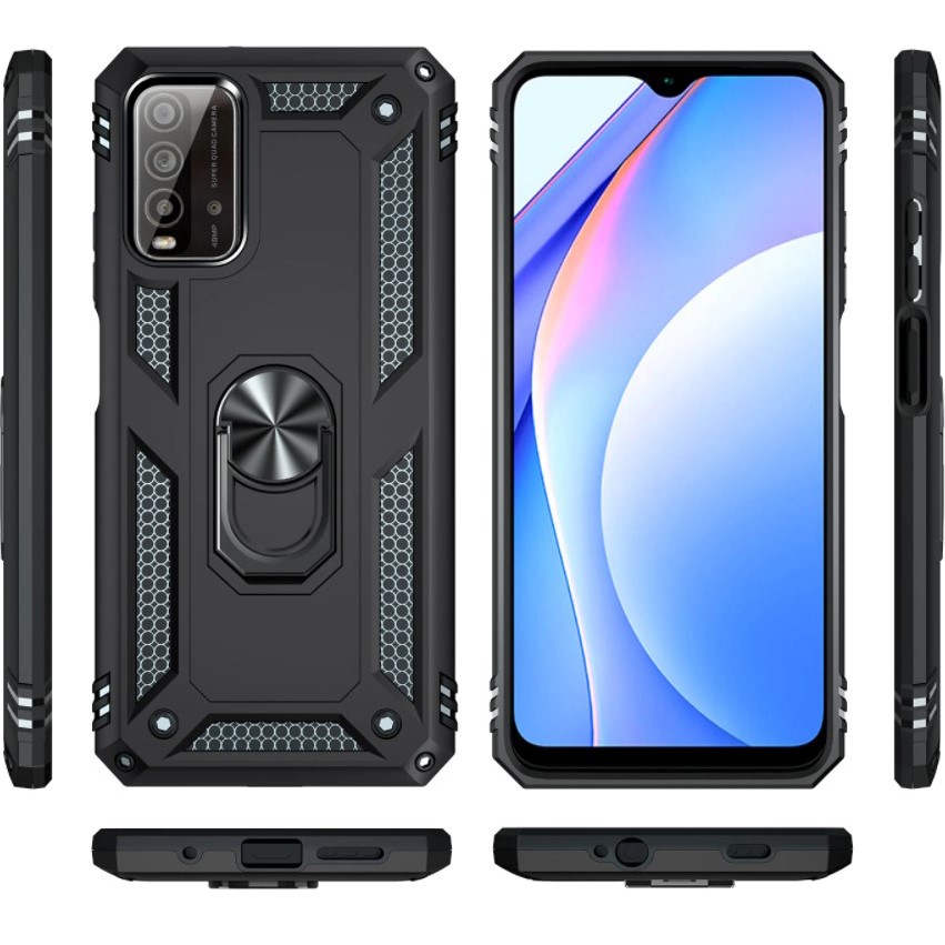 Чехол BECOVER Military для Xiaomi Redmi 9T/Poco M3 Black (706646) Совместимость по модели Xiaomi Redmi 9T