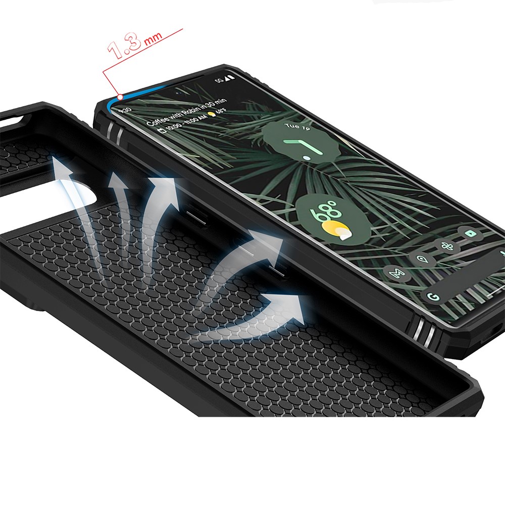 Чохол BECOVER Military для Google Pixel 7 Pro Black (708828) Колір чорний