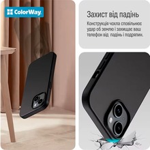Чохол COLORWAY TPU matt для Samsung Galaxy S25 FE Black (CW-CTMSG731-BK)