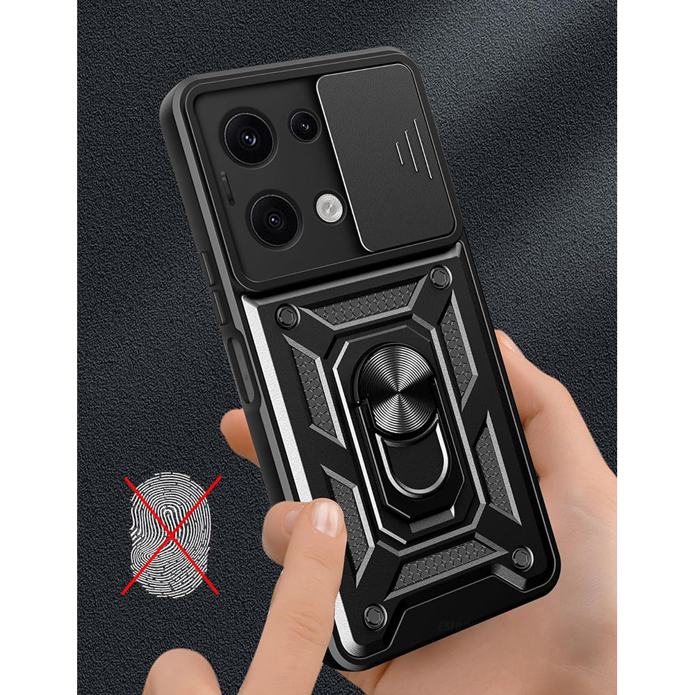 Фото Чехол BECOVER Military для Xiaomi Redmi Note 14S Black (713546)