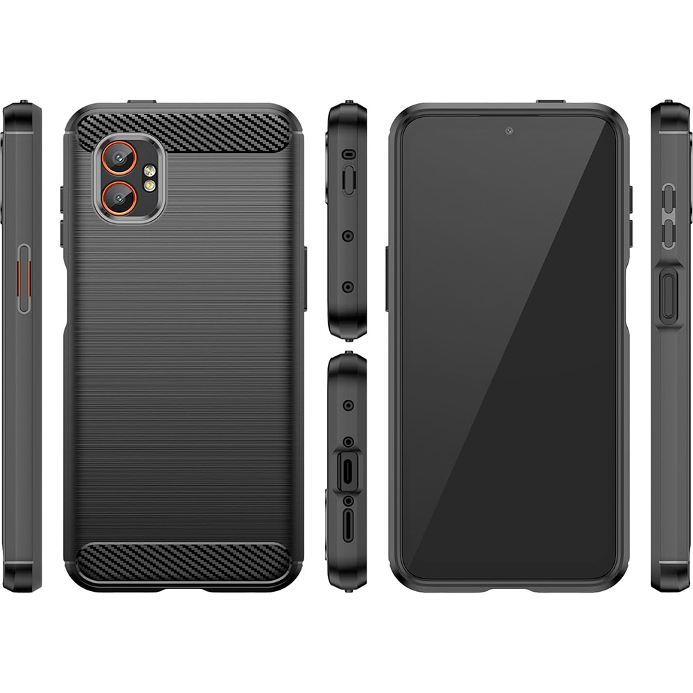 Чохол BECOVER Carbon Series Samsung Galaxy XCover7 Pro SM-G766B Black (713559) Тип чохол-накладка