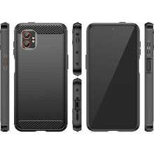 Чохол BECOVER Carbon Series Samsung Galaxy XCover7 Pro SM-G766B Black (713559)