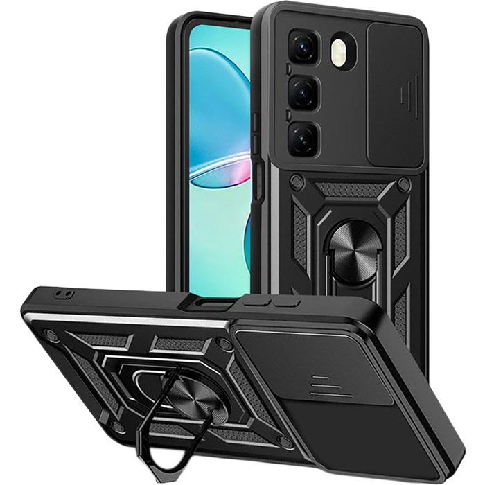 Чехол BECOVER Military для Infinix Hot 50 Pro Plus (X6880) Black (713526) Чехол BECOVER Military для Infinix Hot 50 Pro Plus (X6880) Black (713526)