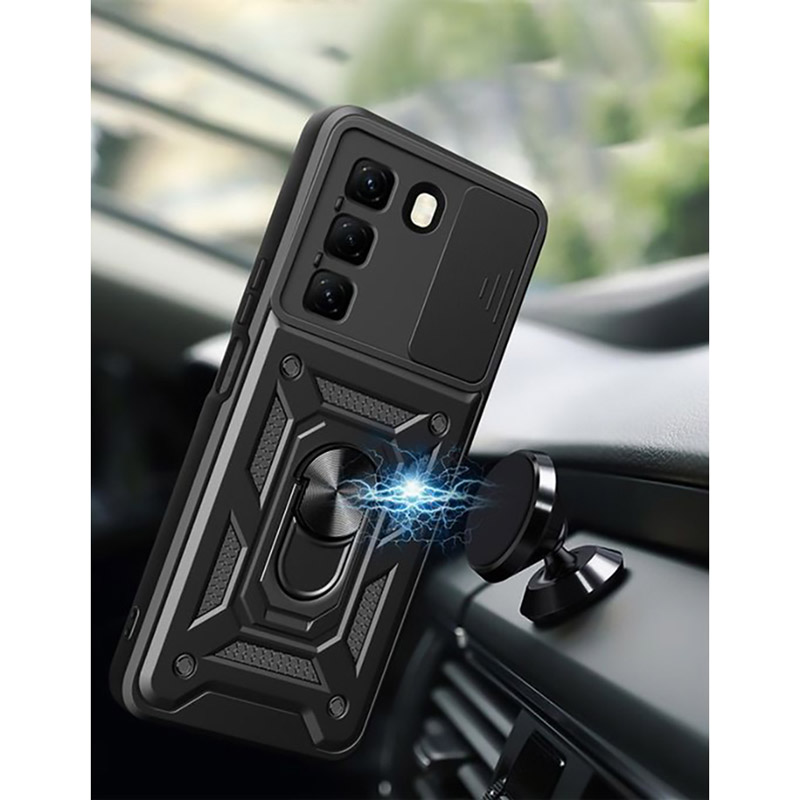 Чехол BECOVER Military для Infinix Hot 50 Pro Plus (X6880) Black (713526) Тип чехол-накладка
