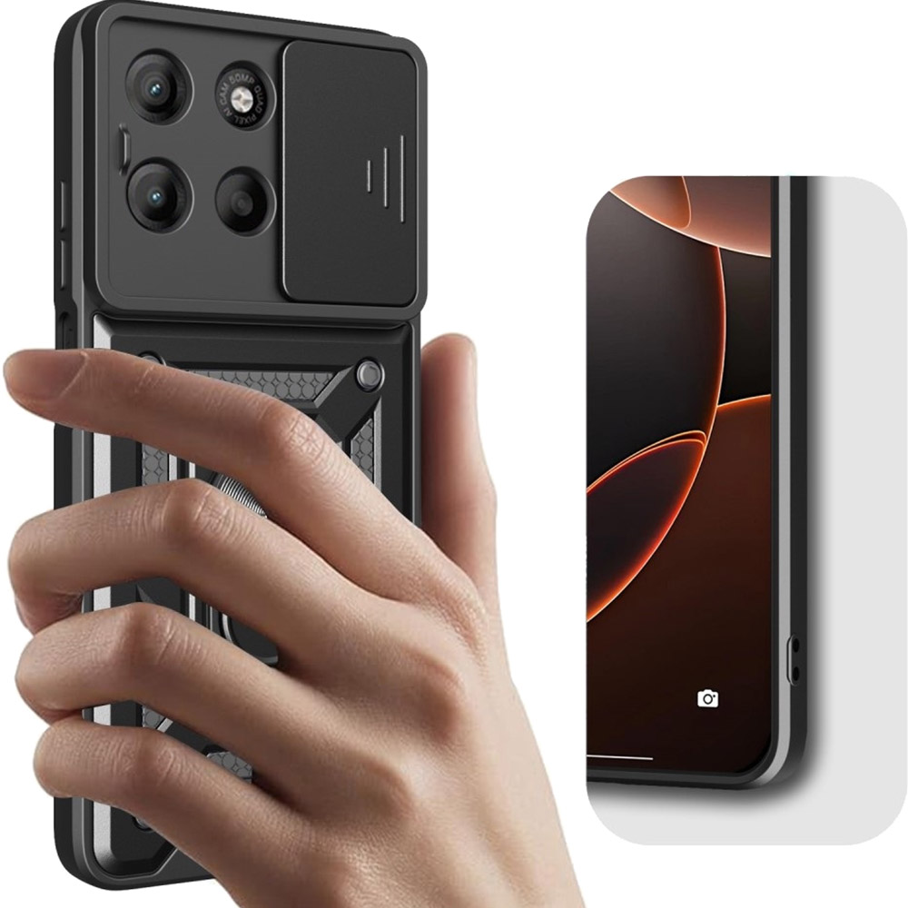 Чохол BECOVER Military для Motorola Moto G15/G15 Power Black (713530) Колір чорний