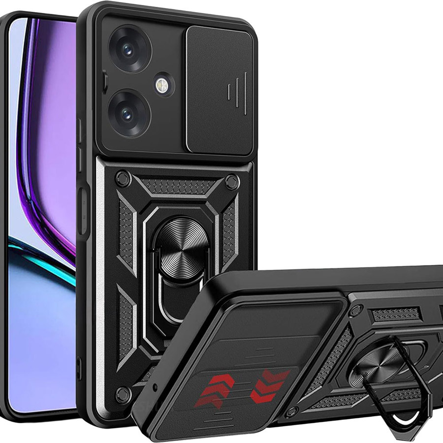 Чохол BECOVER Military для Realme Note 60/60X Black (713537) Сумісність за моделлю Realme Note 60