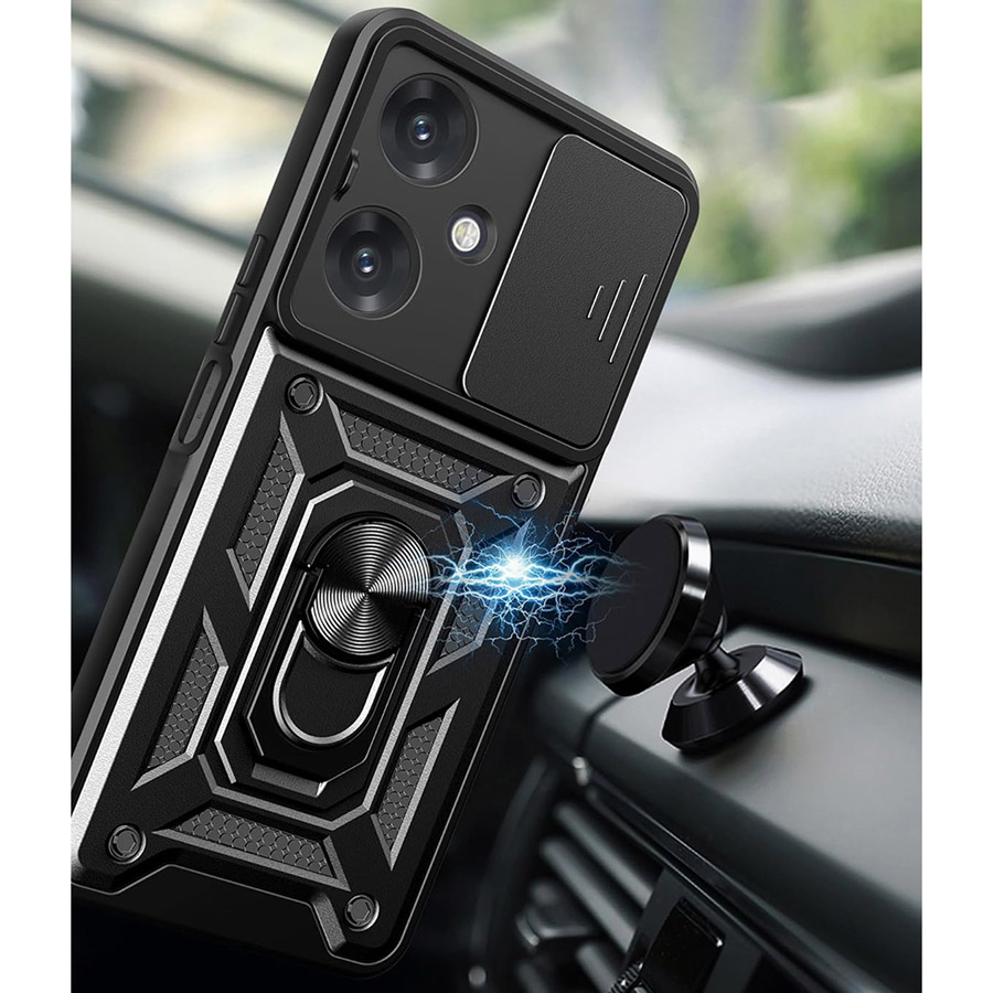 Зовнішній вигляд Чохол BECOVER Military для Realme Note 60/60X Black (713537)