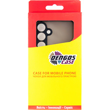 Чохол DENGOS Matte для Samsung Galaxy S24 FE Black (DG-TPU-MATT-152)